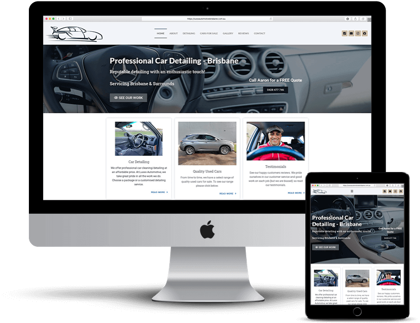 Car Business Website Design